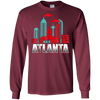 Image of Atlanta T Shirt Funny Atlanta Georgia Skyline Souvenir Tee