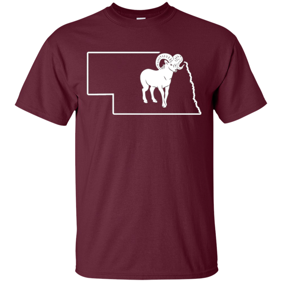 Bighorn Sheep Art Shirt Nebraska Bighorn Sheep Hunting