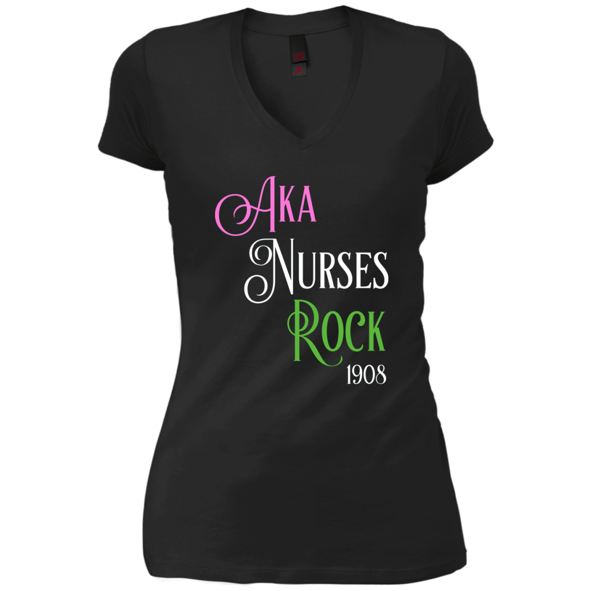Alpha Kappa A Nurses LPN RN CNA Rock T-Shirt