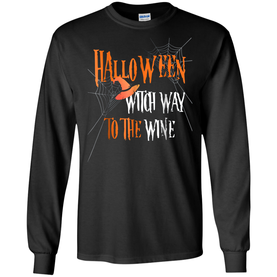 Witch Way To The Wine T-SHIRT Funny Halloween Shirt