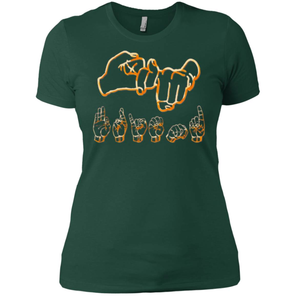 American Sign Language Friend T shirt