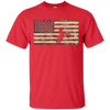 Image of American Flag Motocross BMX T-Shirt