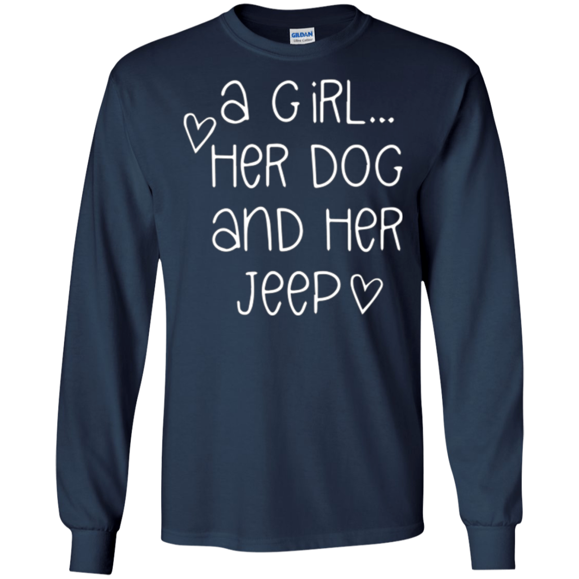 A Girl...Her Dog And Her Jeep T shirt