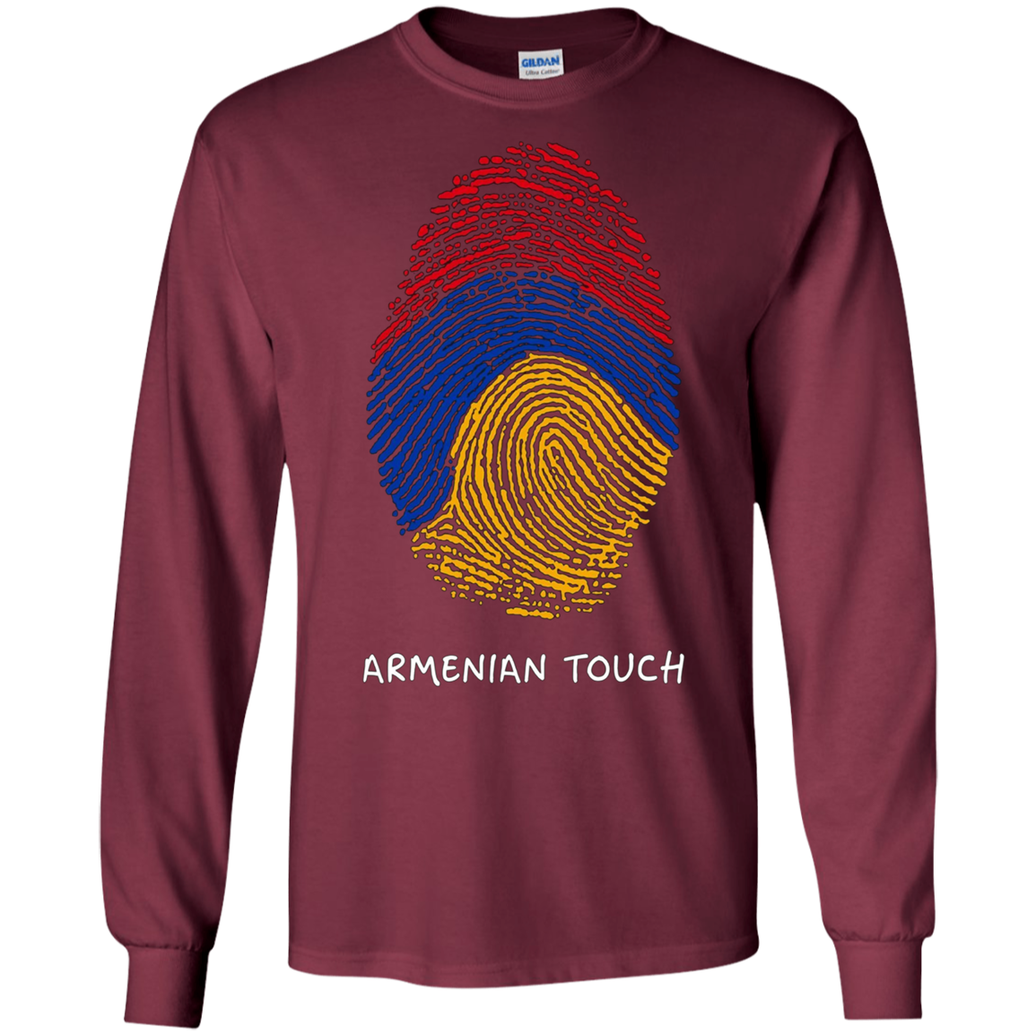 Armenian Flag Fingerprint T-shirt Armenia Flag Shirt