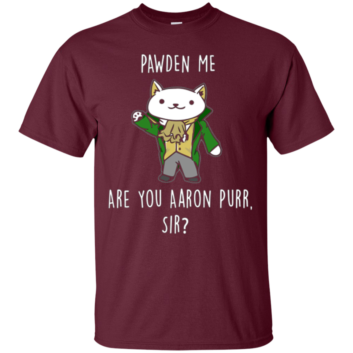 Un joli t - shirt de Hamilton pour les chats.