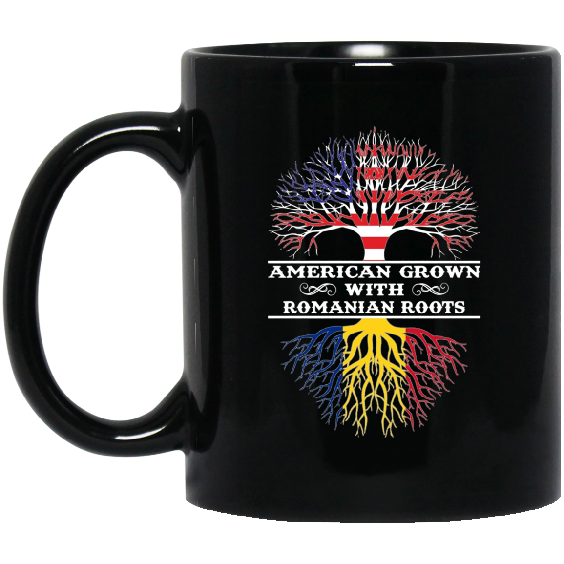 American Grown With Romanian Roots Tee Shirt