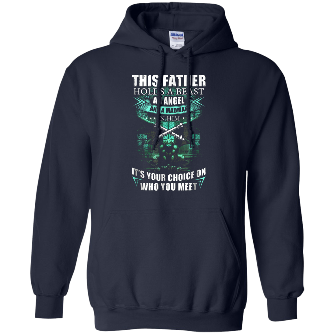 Artilleyman T-shirt , this father holds a beast an angel and