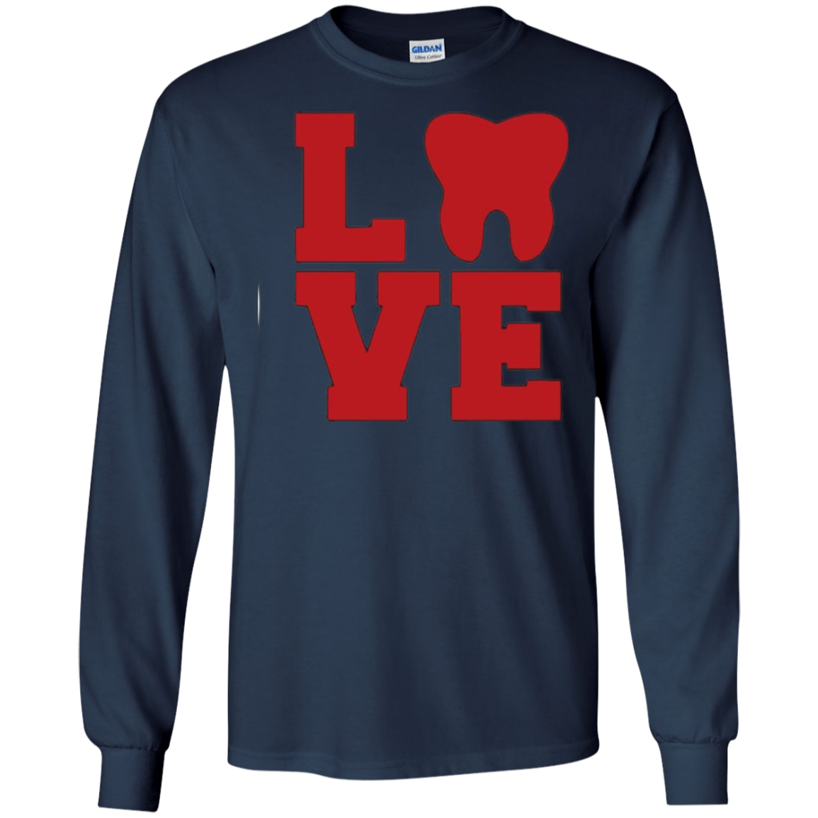 AfhhF Women's Love Dental Tooth Summer Short Sleeve Tee Shirt Crew Neck Tees