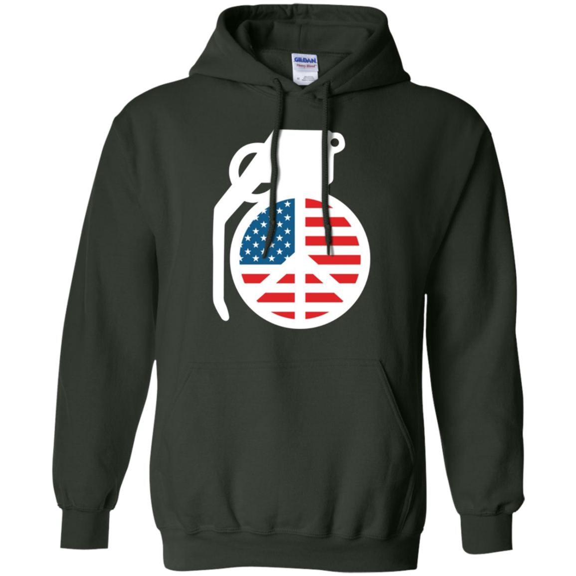 America Peace Grenade - Military Freedom Shooting Gun TShirt