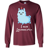 Image of am a llamacorn Shirt Not a llama not a Unicorn Long Sleeve