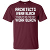Image of Architects wear black unless it is hot then they wear black