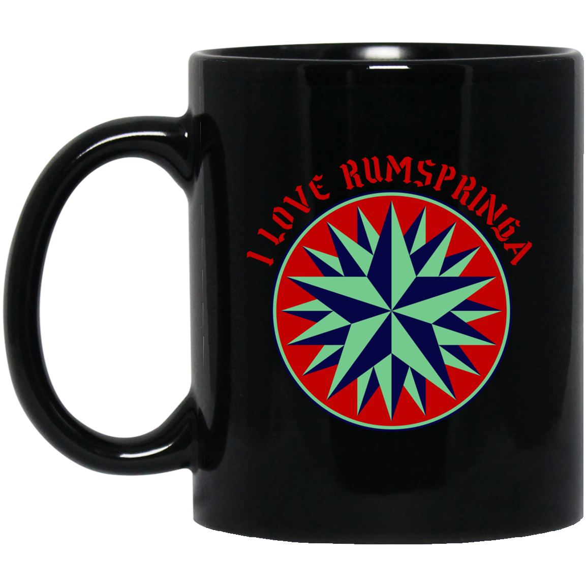 Amish - I Love Rumspringa Hex Sign Star 1- Fun Ls T-Shirt