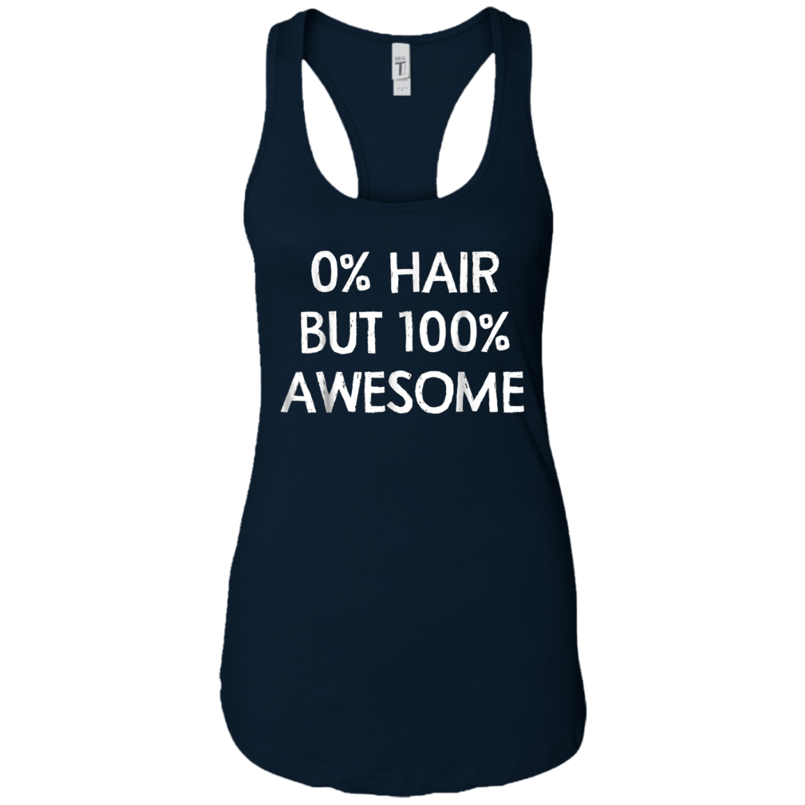 0% Hair But 100% Awesome Shirt Alopecia spot baldness Shirt
