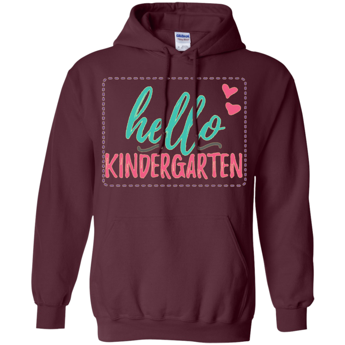 "Hello Kindergarten" Shirt for Kindergarten Girls, Teachers