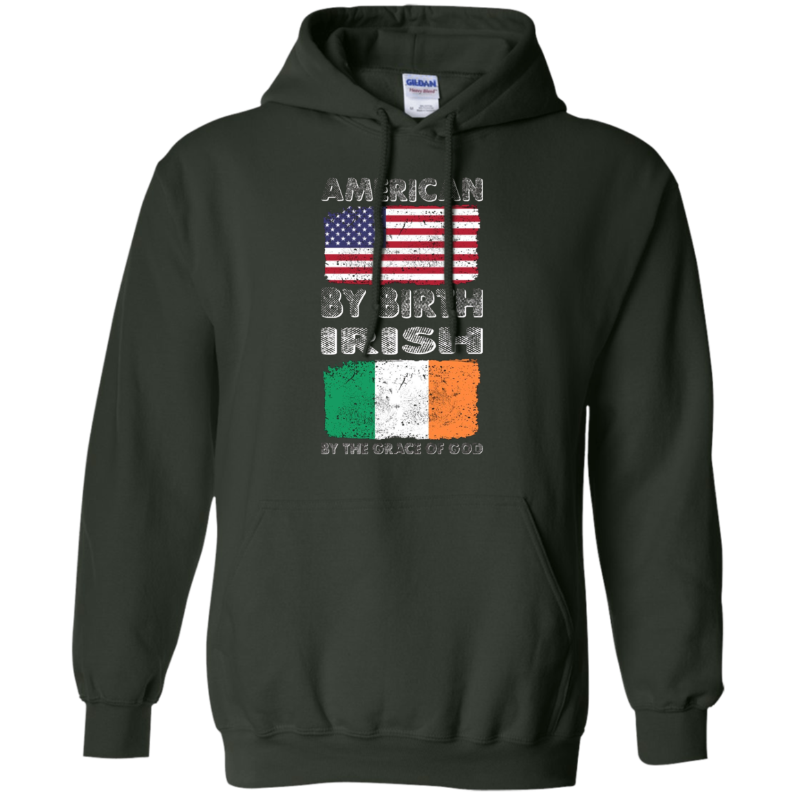 American by Birth Irish by Grace of God Heritage T-Shirt