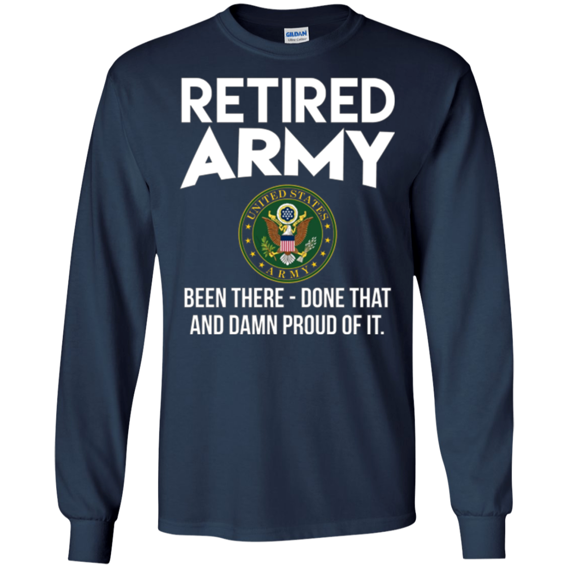 Army retired shirt - Retired army shirts - Military Retired