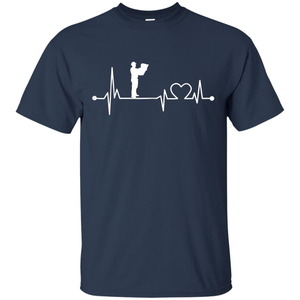 Architect Heartbeat Shirt Funny Architecture Cool Love Gift