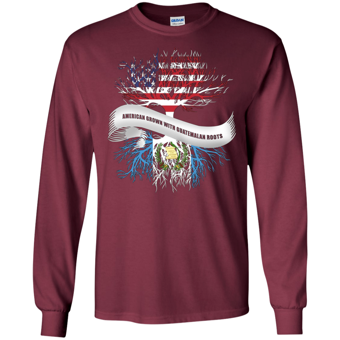 American Grown With Guatemalan Roots T-Shirt Guatemala Tee