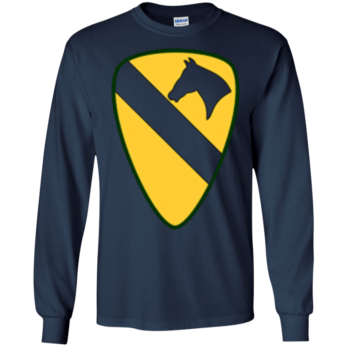 Army 1st Cavalry Division Patch Military Veteran T-Shirt