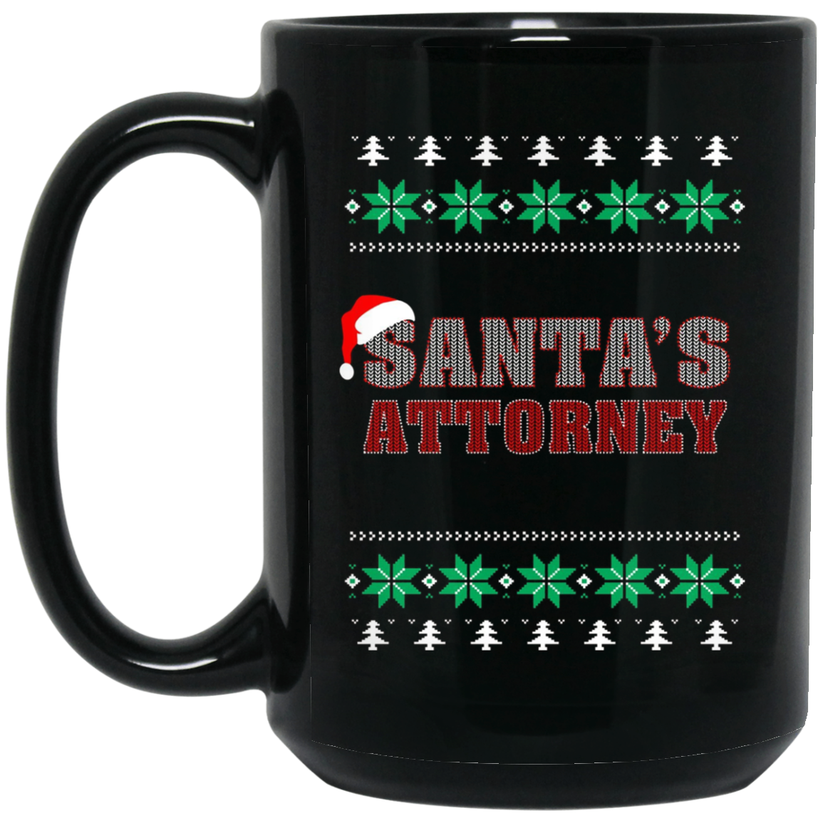 Santa's Attorney TShirt-Funny Ugly Christmas Sweater Tee