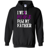 Image of Alzheimer's Awareness T-shirt I Wear Purple For My Father