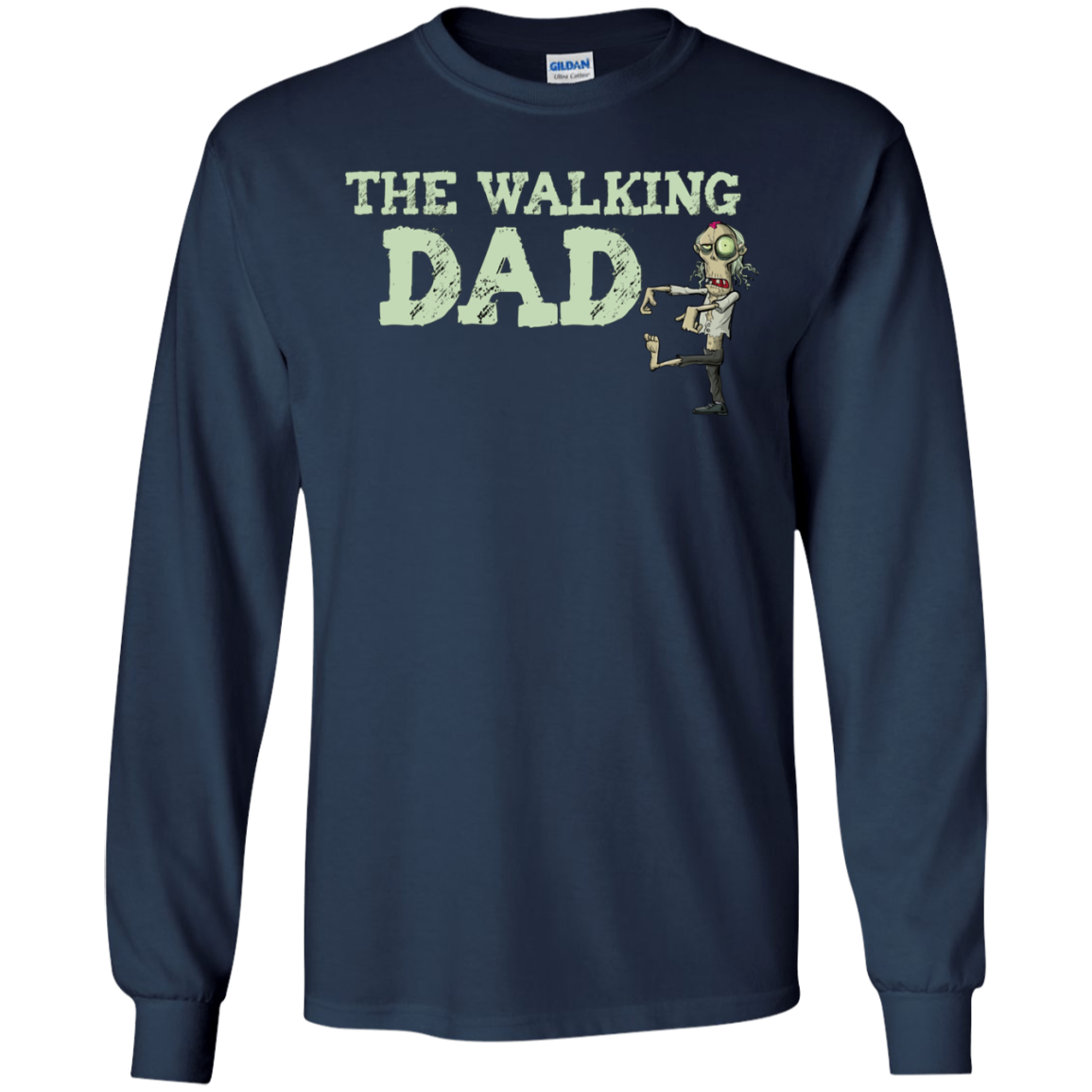 Funny Halloween Zombie Dad long-sleeved T-Shirt