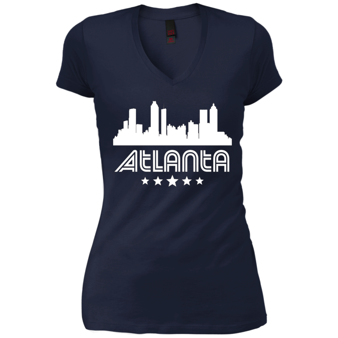 Atlanta Georgia Skyline Retro Style T-Shirt