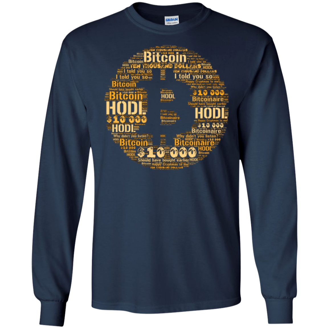 $10,000 Bitcoin - Cryptocurrency Shirt For Crypto Traders