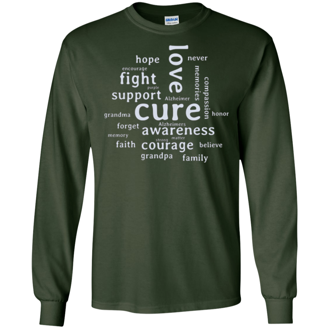 Alzheimer Support Shirt Awareness Month Purple