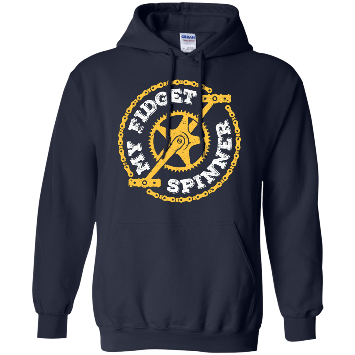 Bike Lover Funny Tshirt - My Fidget Spinner Tee Shirt Gift