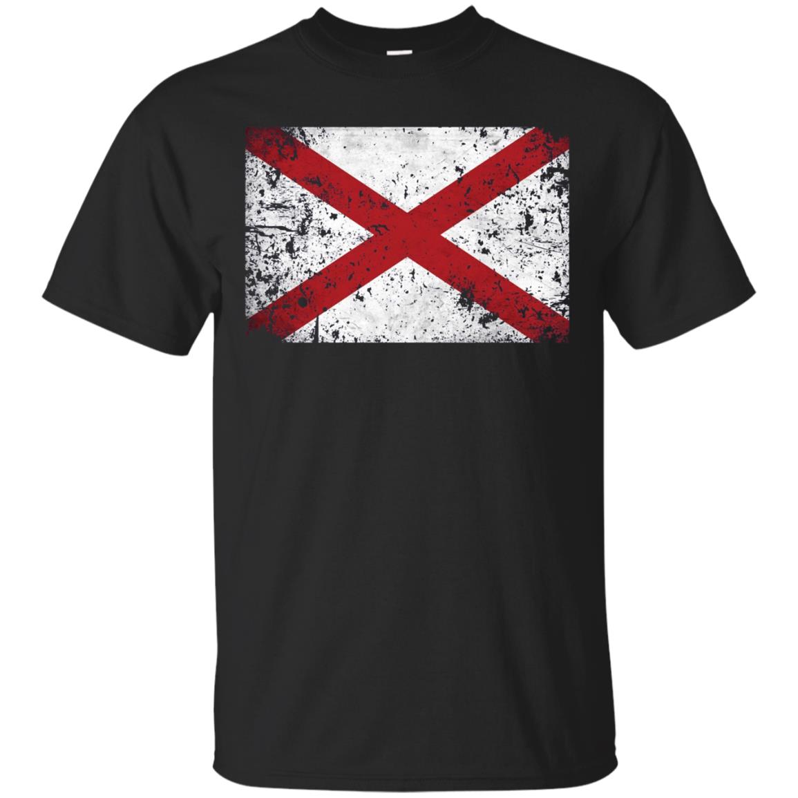 Alabama State Flag T-Shirt Vintage Design (5 Colors)