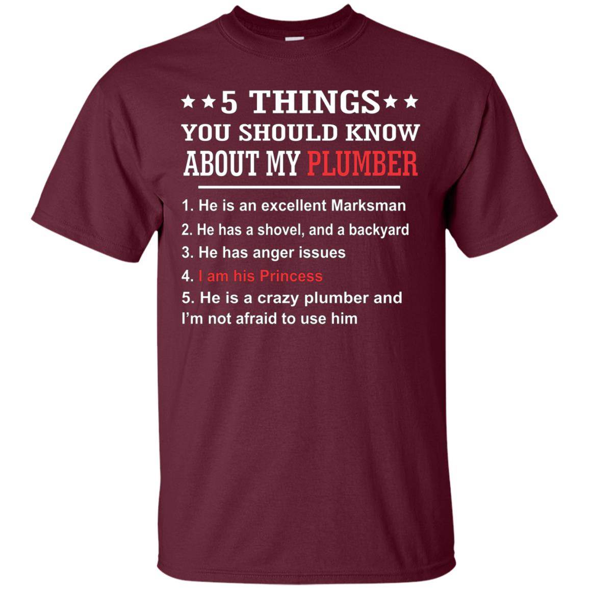 5 Things You Should Know About My Plumber T-shirt