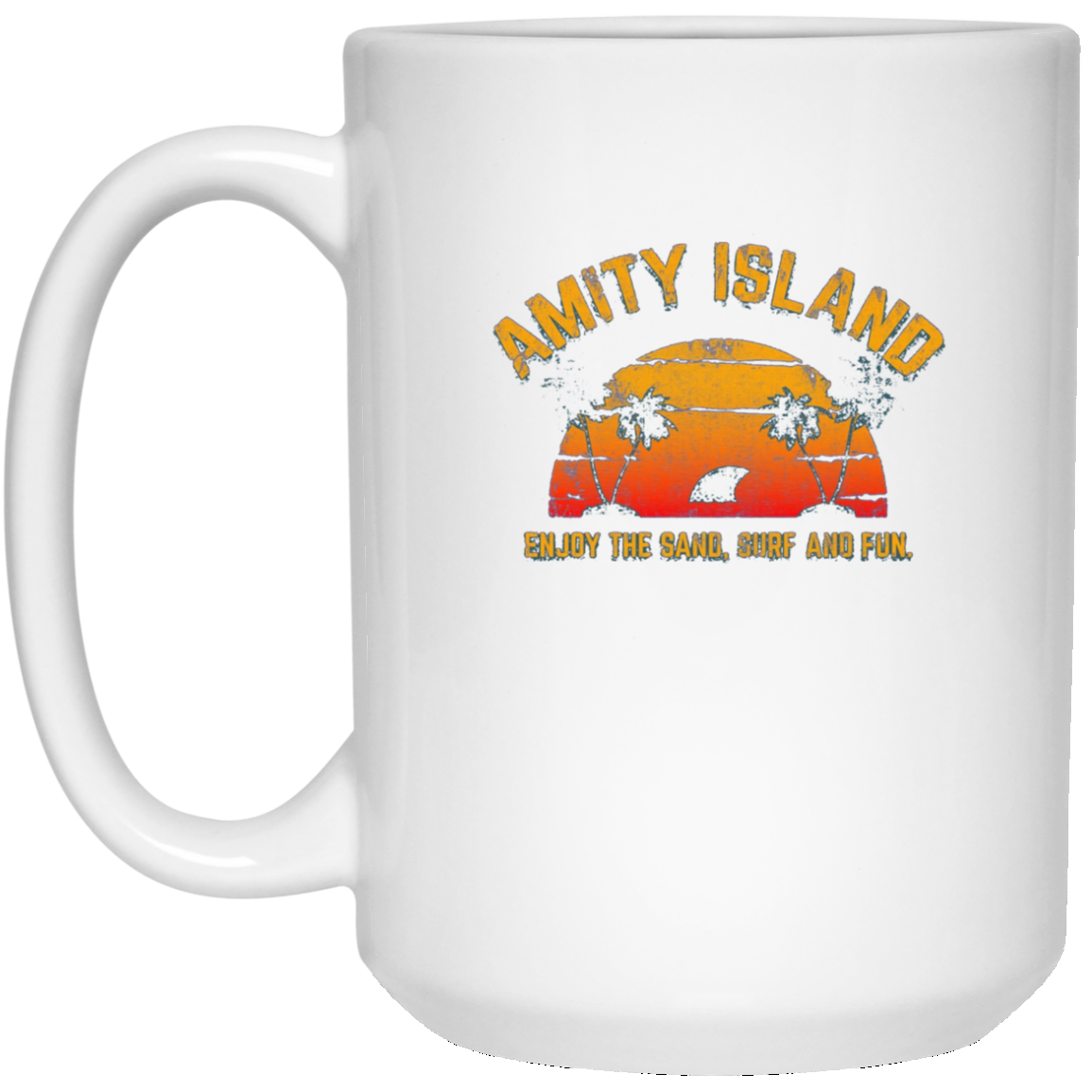 "Enjoy the Sand, Surf and Fun on Amity Island" Vintage Tee