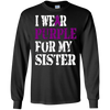 Image of Alzheimer's Awareness T-shirt I Wear Purple For My Sister