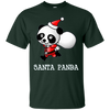 Image of Santa Panda Cute Panda Bear Christmas T-Shirt