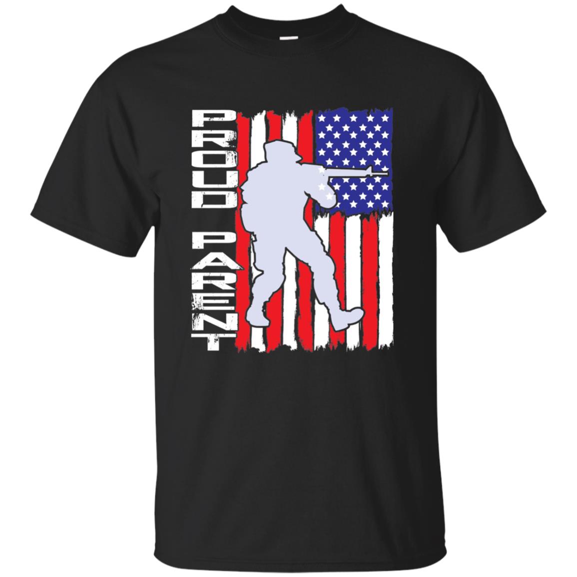 Une mère de l'armée, fière d'un soldat de l'armée américaine, un t - shirt à manches longues.
