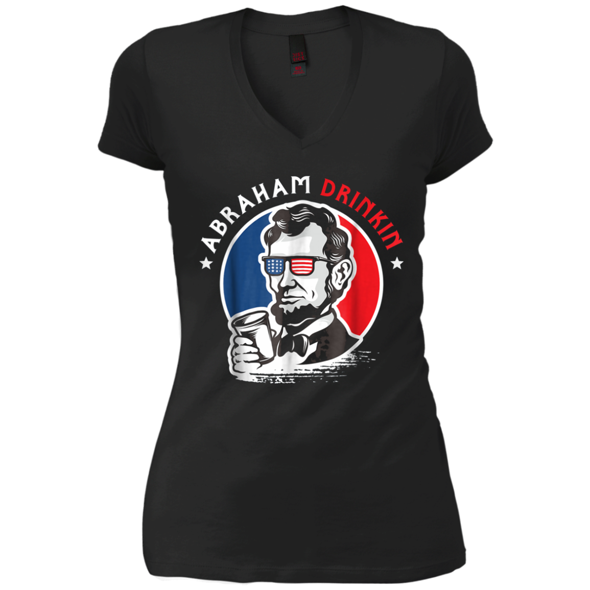Abraham Drinkin 4th Of July Patriotic Funny T-Shirt