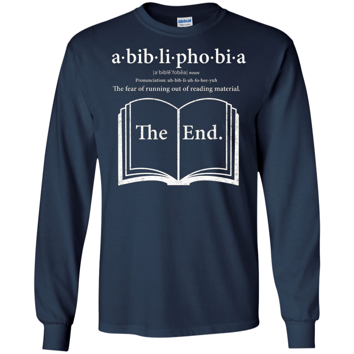 Abibliophobia Reading Book Lover T-Shirt