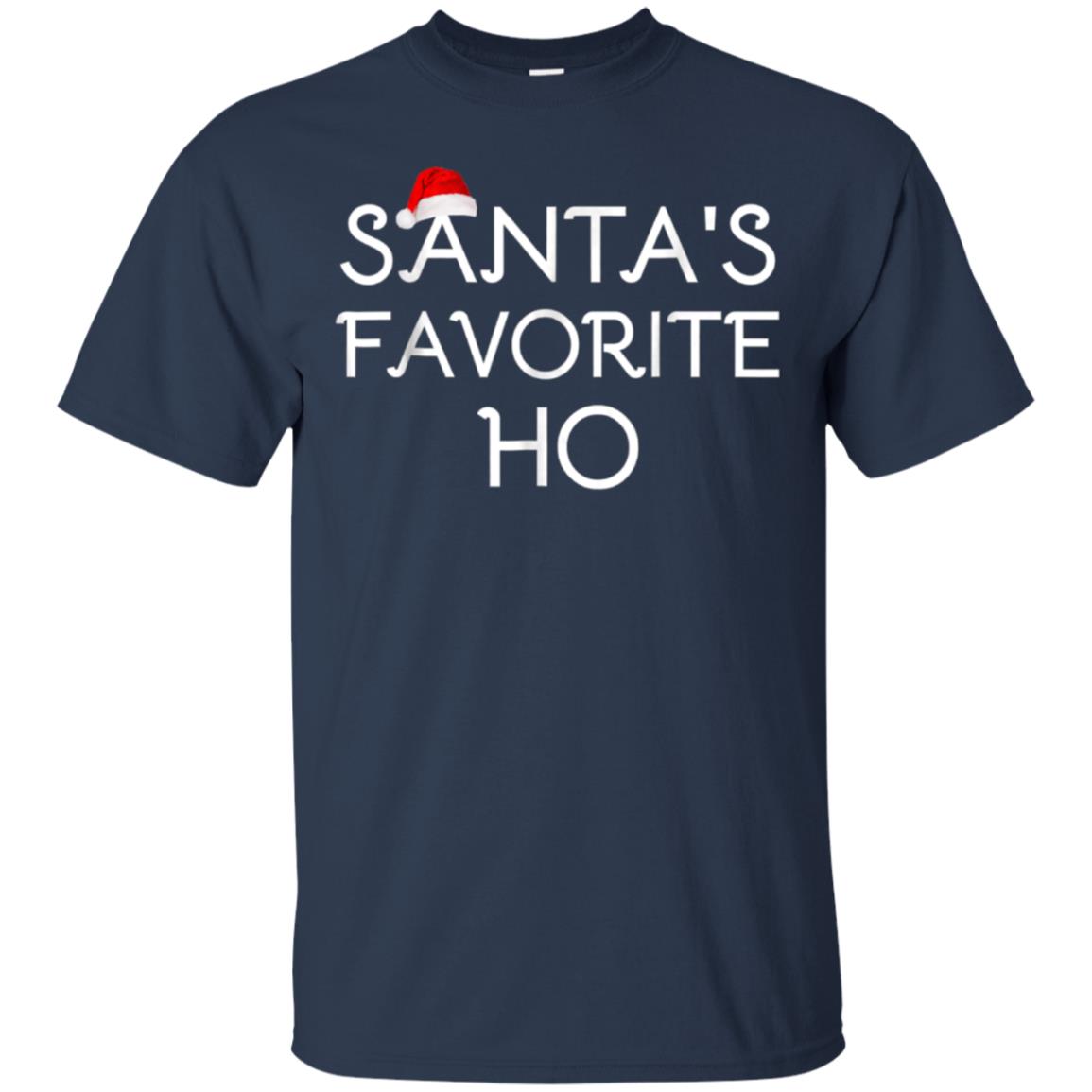 Santa's Favorite Ho Tshirt Funny Christmas Gift Tee Shirt