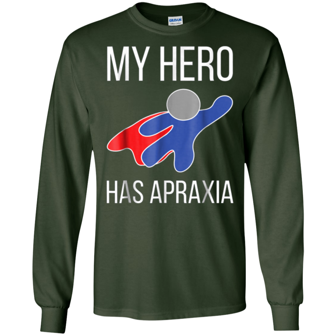 Apraxia Awareness Shirt Hero T-Shirt Parents Men Women Kids