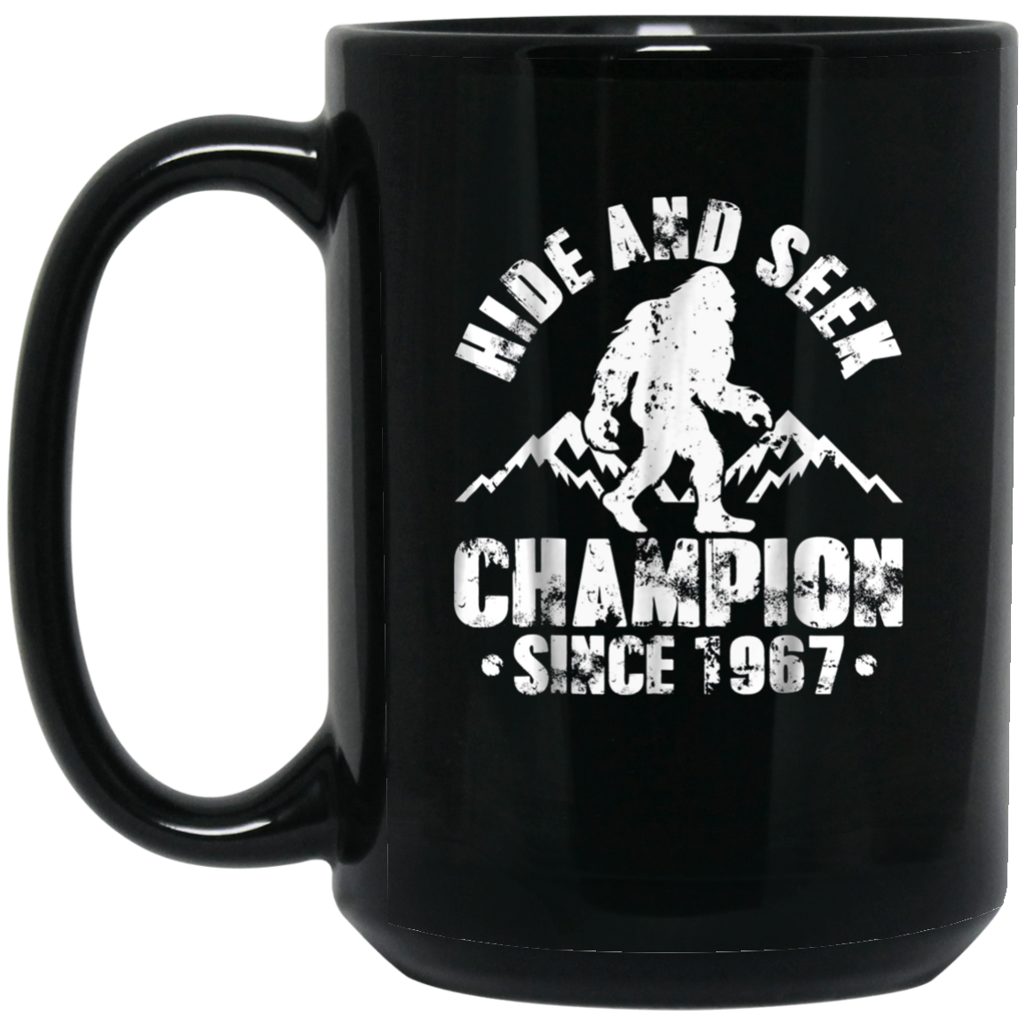 Bigfoot Yeti Hide and Seek 1967 Champion Sasquatch T Shirt