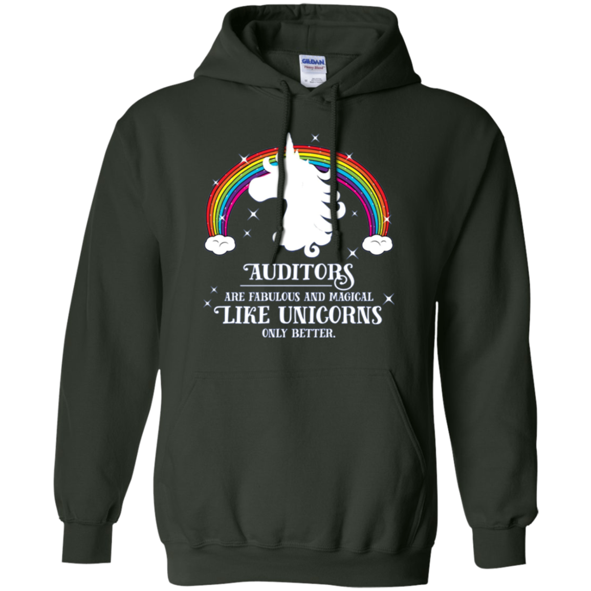 Auditors Fabulous Magical Unicorns Funny Long Sleeve Shirt