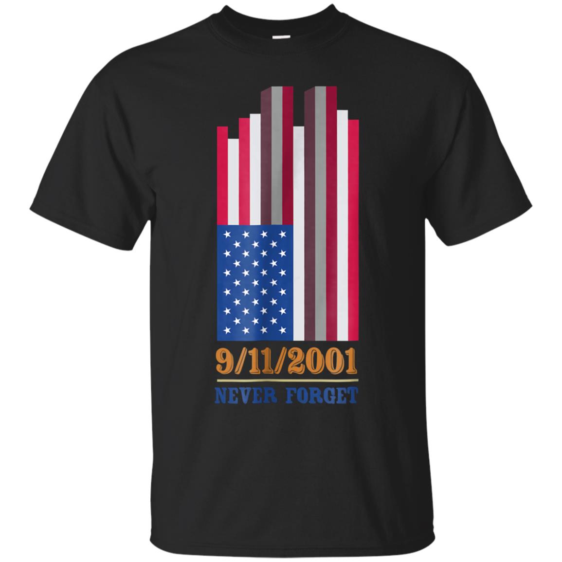 09-11-2001 Never Forget Twin Tower Was Attacked T-shirt