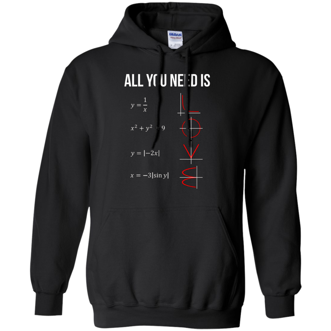 All You Need Is Love Math T-shirt