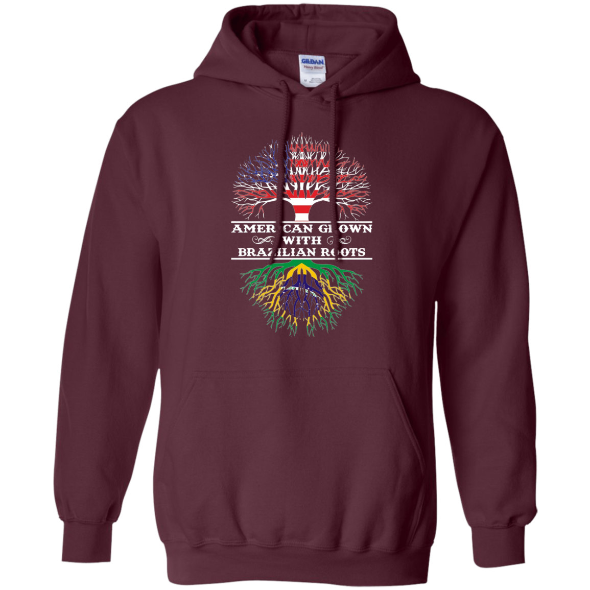 American Grown With Brazilian Roots Tee Shirt