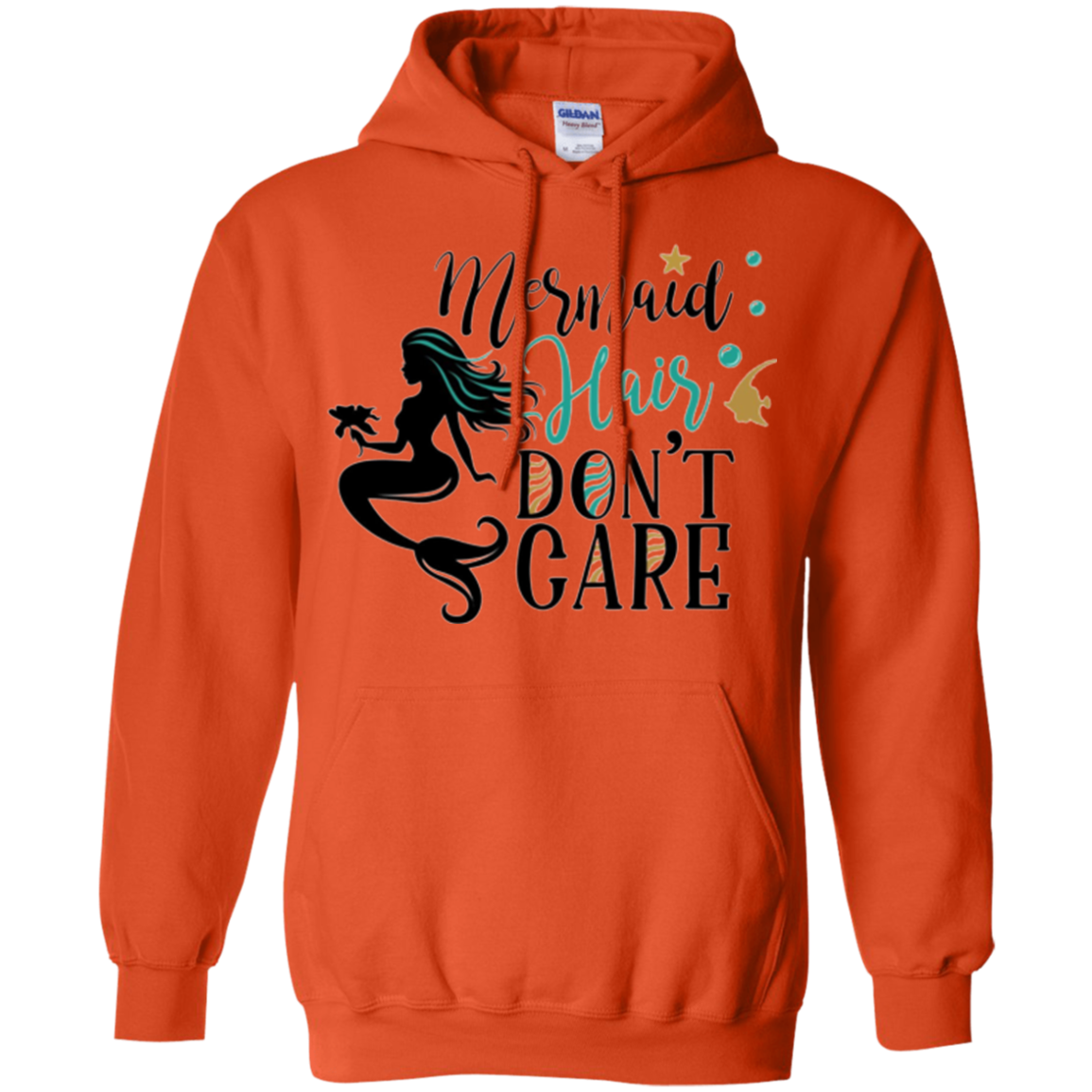 "Mermaid Hair, Don't Care" Funny Women's Shirt