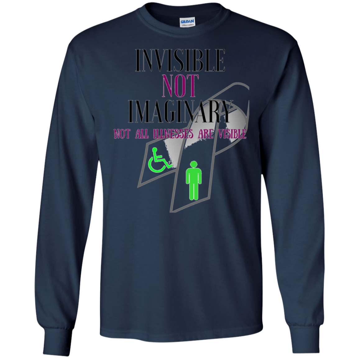 Chronic Pain, Invisible Illness, Spoonie Awareness T-shirt