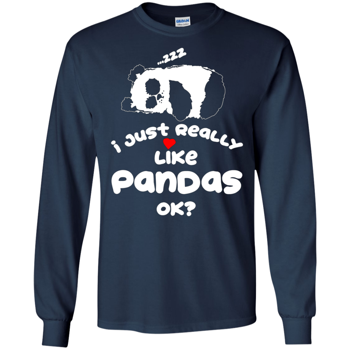 "I Just Really Like Pandas, Ok?" Chinese Panda Bear T-shirt