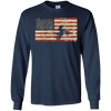 Image of American Flag Motocross BMX T-Shirt