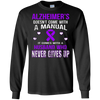 Image of ALZHEIMER'S vient avec un mari qui n'abandonne jamais le t-shirt